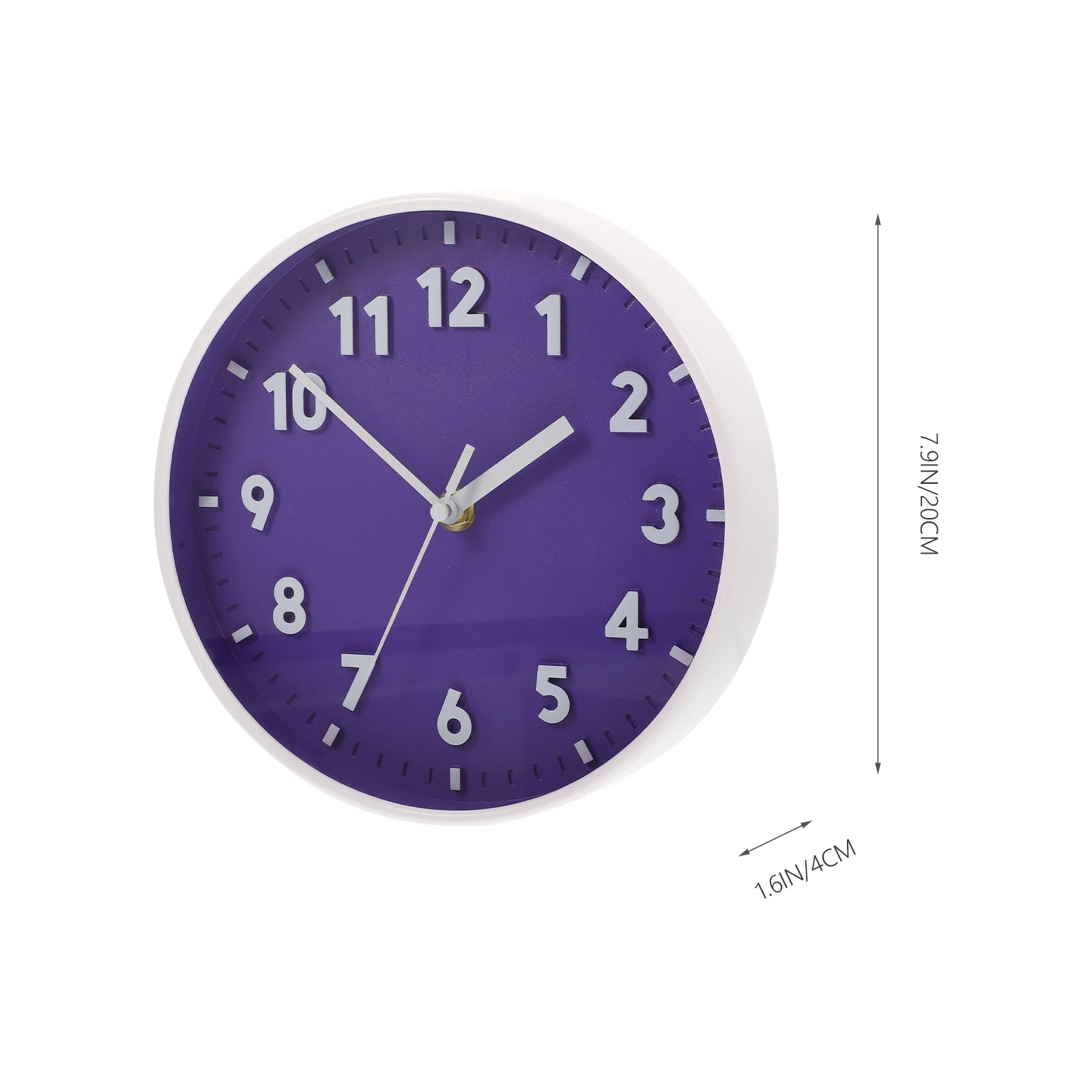 

Silent Wall Household Decorative Round Hanging Clock No Modern Style Bedroom Office Home Accessory Wear-Resistant