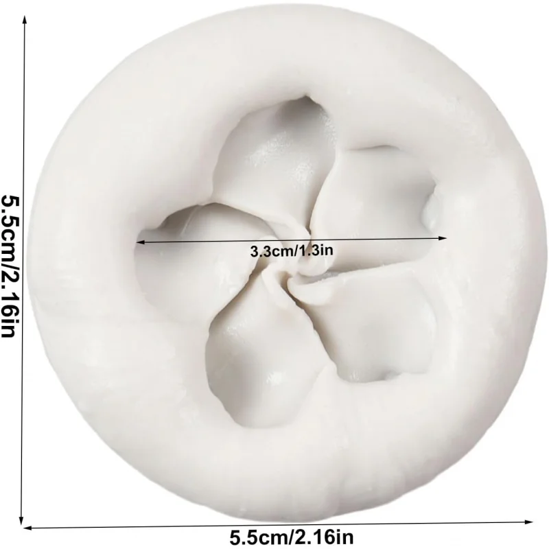 فرانجيباني بلوميريا زهرة سيليكون فندان قوالب كب كيك توبر كعكة الشوكولاته الديكور الحلوى السكر بوليمر كلاي غو