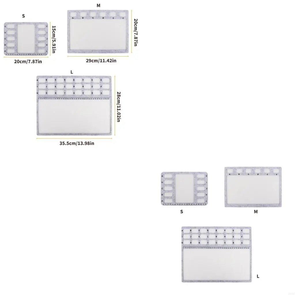 195C Professional Beading Workstation For Efficient Portable Craft Organization Bead Layout Board Jewelry Making Tray