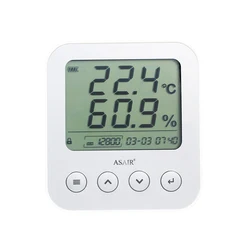 Therye.com-Station météo numérique LCD, hygromètre électronique, compteur d'humidité, rétroéclairage, température intérieure, chambre de bébé, maison