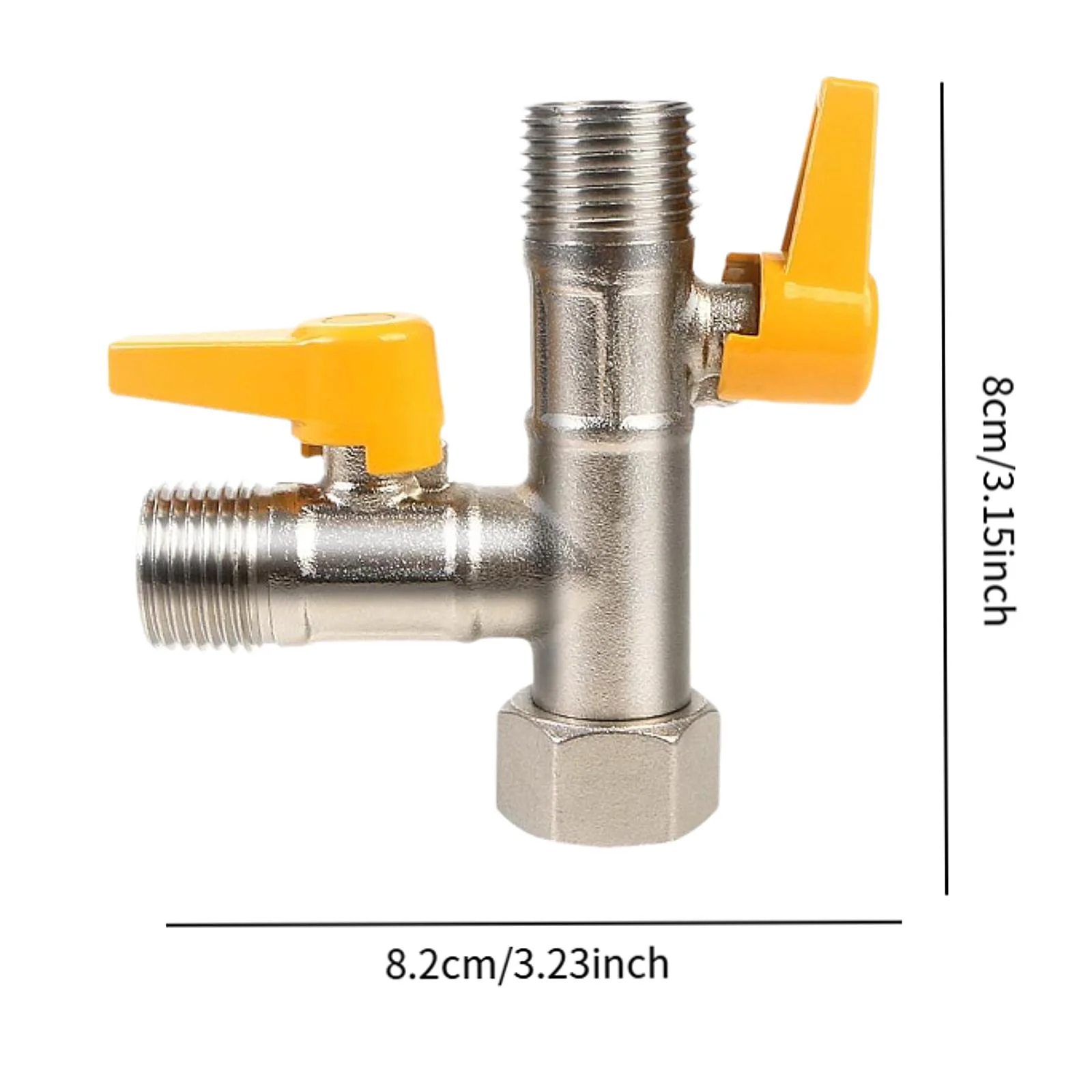 RV ثلاثي الاتجاه تجاوز صمام استبدال مقاومة للاهتراء موثوقية عالية سهلة التركيب النحاس دش صمام تحويل للمنزل المتنقل