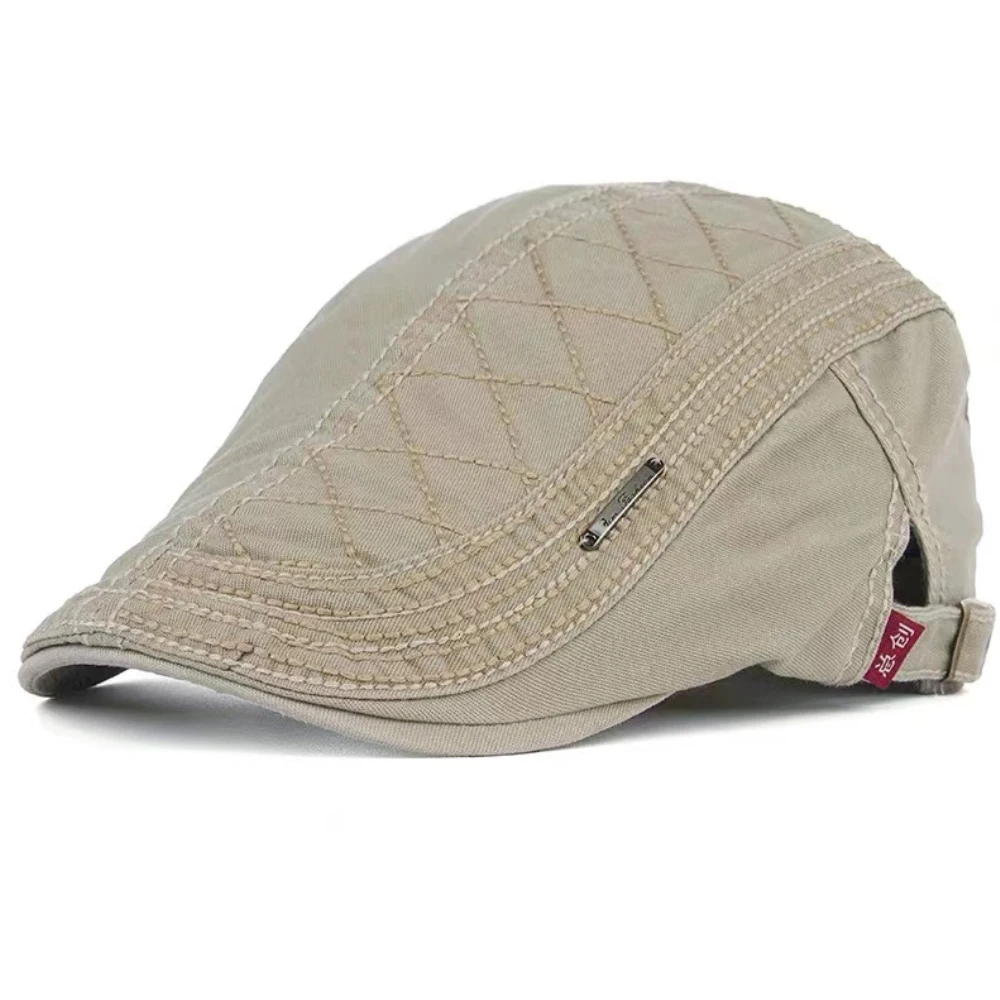 

MZ599 Beret Cap Classic Spring Autumn Sun Hat Caps for Men Women 100% Cotton Ivy Flat Cap Male Female Artist Painter Beret Hat