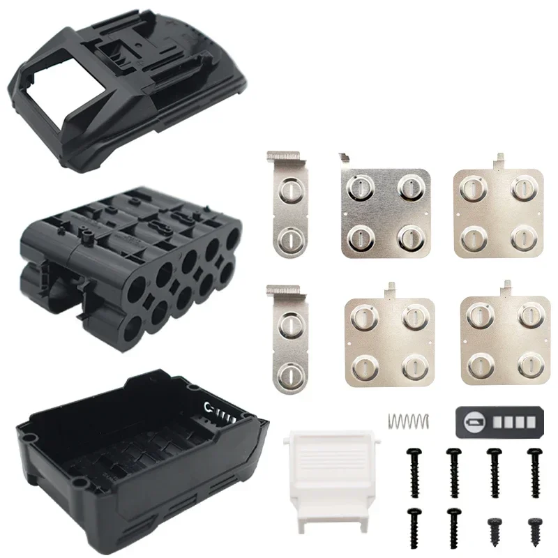 Imagem -03 - Pcb Carregamento Circuito Shell Box para Makita Bateria de Lítio Caixa de Plástico Bl1830 Bl1860 Bl1860 10x21700