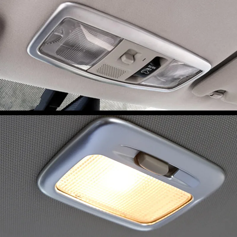 

For Mitsubishi Outlander 2013 2014 2015 2016 -2020 ABS Matte Car Interior Front Rear Reading Light Lamp Cover Trim Decoration