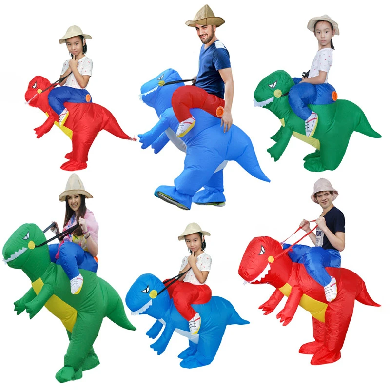 Costume de Dinosaure Gonflable pour Enfant et Adulte, Cosplay de ixd'Halloween, Animal