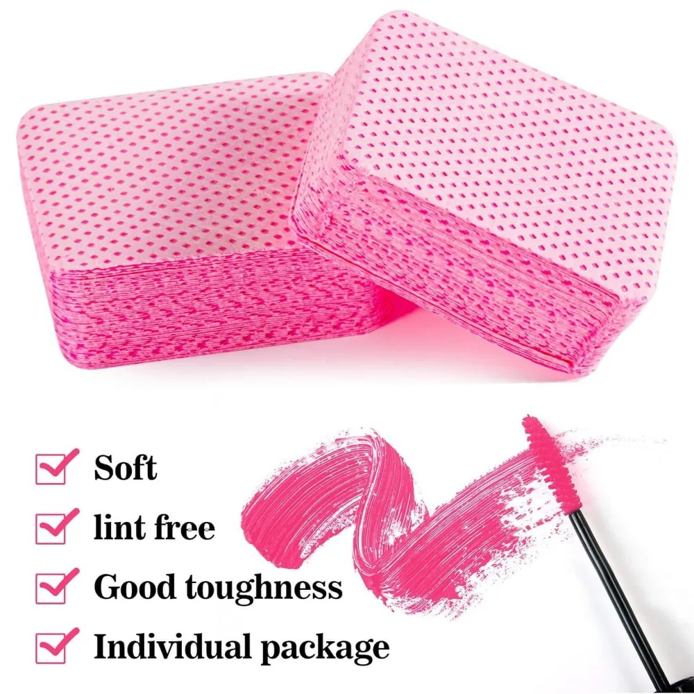 20-300Pc Lint-Free Gel Nail Wipes Aluminum-Free Cleansing Tissues Nails Polish Removers Pads Nail Art Beauty Nails Cleaning Care image 3
