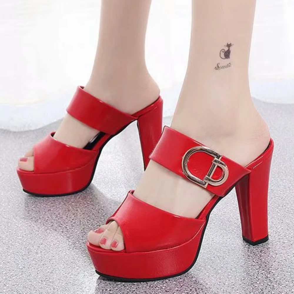 Heels Sandals Women Summer Fashion Shoes for Women High Heels Platform Sandals Woman Luxury Designer Sandals Casual Ladies Shoes