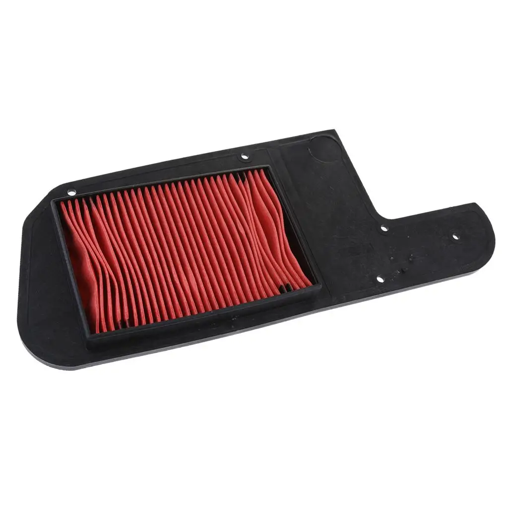 Red Black Plastic Air Intake Filter Cleaner Reliable Protection Motorcycle Fuel System Replacement for Honda PS250 2005 2006