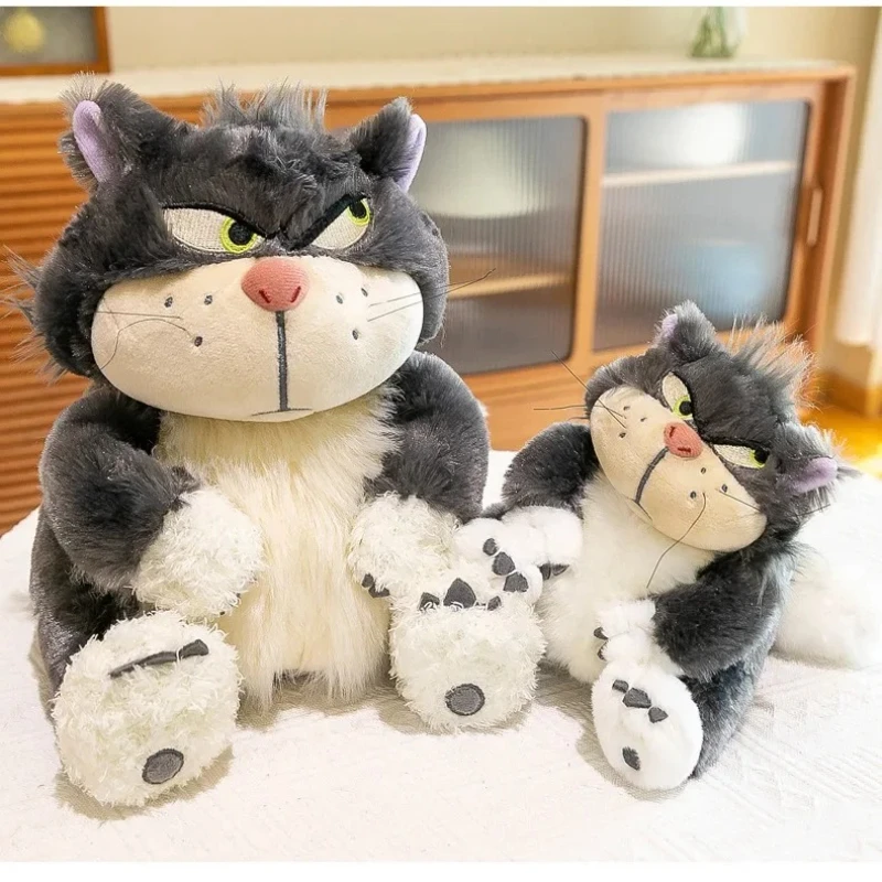 HOTHOTSALE 25cm Lucifer The Cat Cute Doll Plush Toy Throw Pillow Cat Doll Birthday Gift Valentine's Day Plush Toy