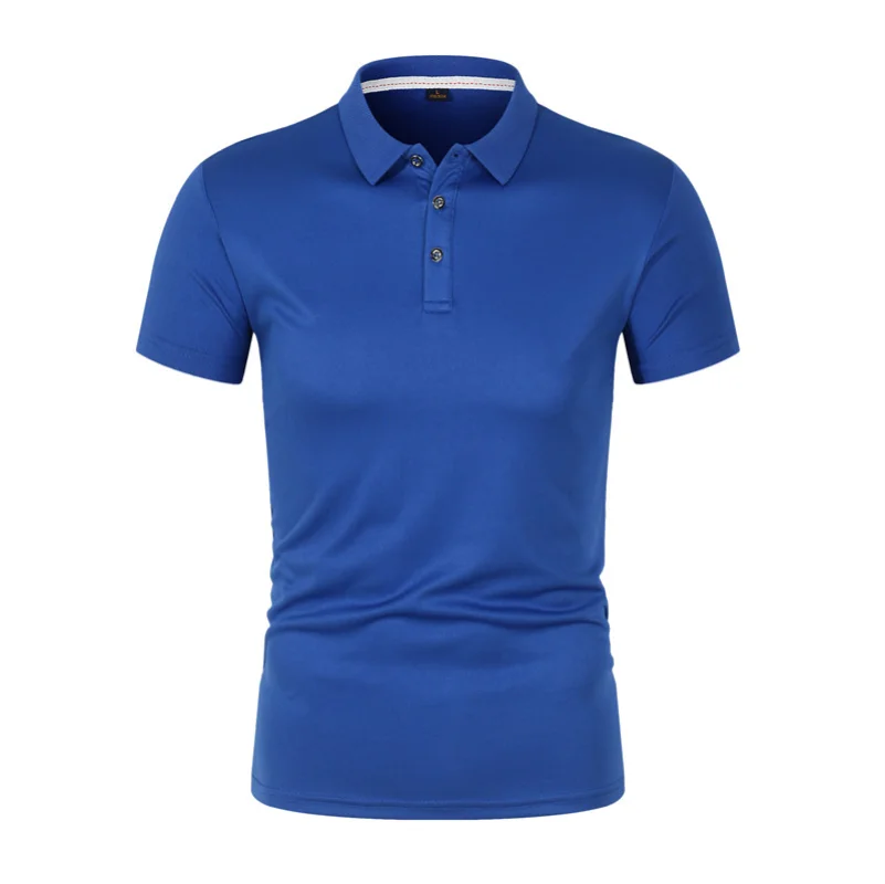 Quick-drying Short-sleeved Polo Shirt For Men With Breathable Lapel Shirt, Custom Printed/embroidered Logo Personalized Tops 4xl
