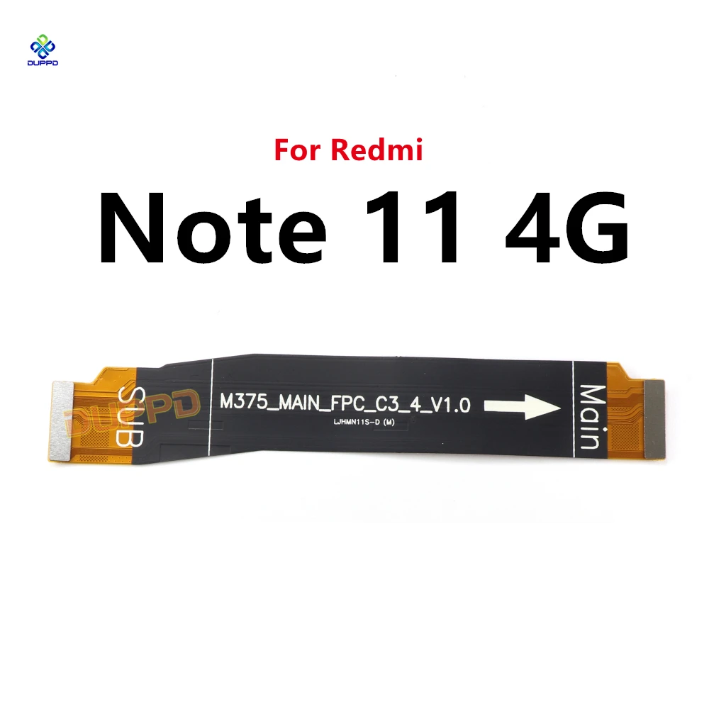 For Xiaomi Redmi Note 7 8 9 10 11 Pro Max  9s 10s 11s 4G 5G Main Board Motherboard Connector Flex Cable Mother Board