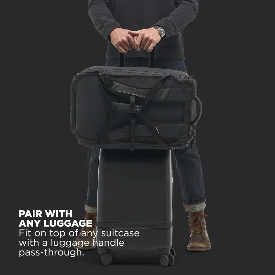 NOMATIC 30L Reisetasche – umwandelbare Reisetasche/Rucksack, Handgepäckgröße für Flugzeugreisen, täglicher Gebrauch, Laptoptasche, TSA-konform