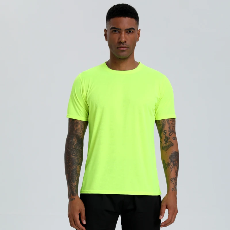 Schnell trocknendes Performance-T-Shirt für Herren: Leichtes sportliches Unterhemd für Laufen, Training, Fitnessstudio und Training