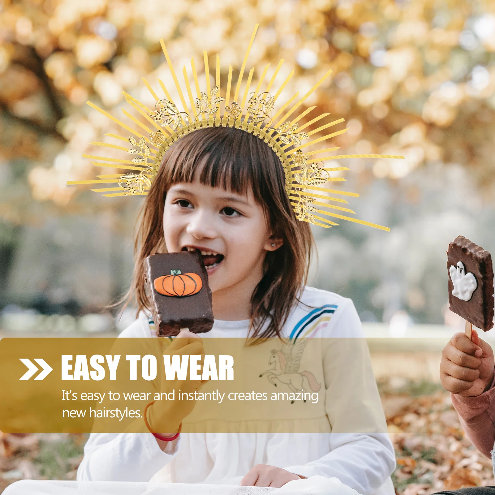 

Gothic Hair Hoop Virgin Headband Compact Lightweight Party Dance Festival Hair Decor Accessory Women Headdress