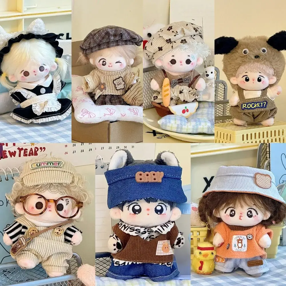 

Multiple Styles Handmade 10cm Doll Skirt DIY Replace Doll Clothes Doll Wear Cotton Doll