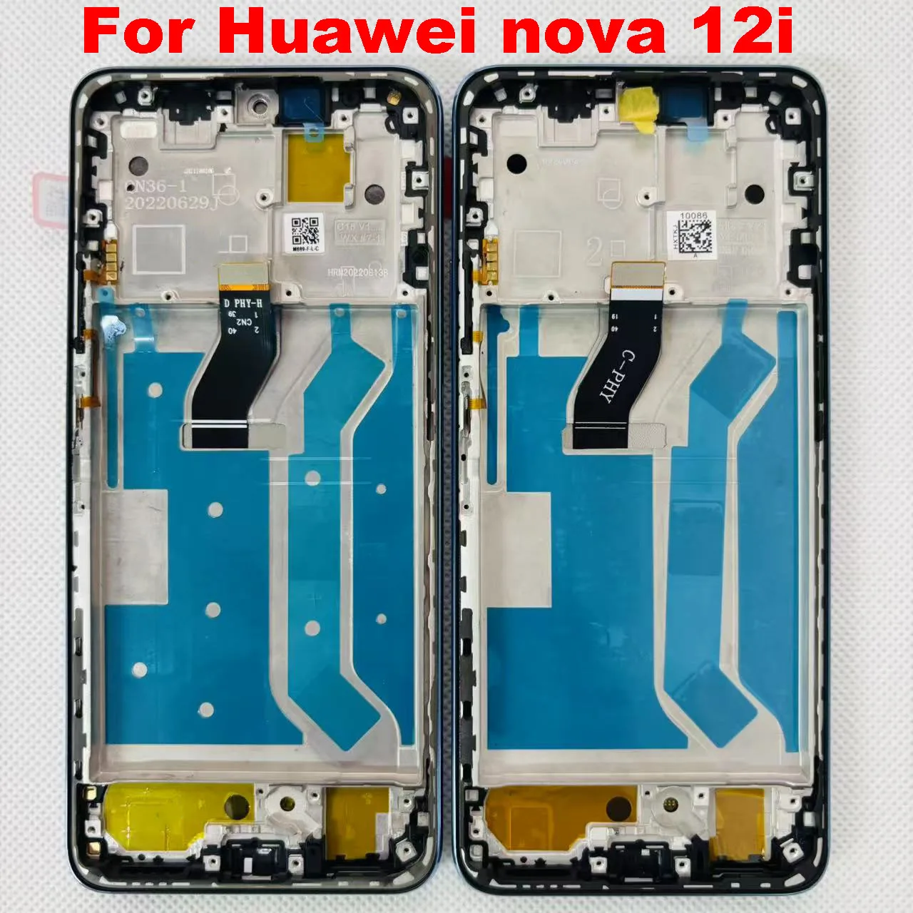 6,7 ''alta calidad para Huawei nova 12i LCD CTR-AL20 marco de pantalla + Digitalizador de Panel táctil para Huawei Nova 13i marco de CTR-L91
