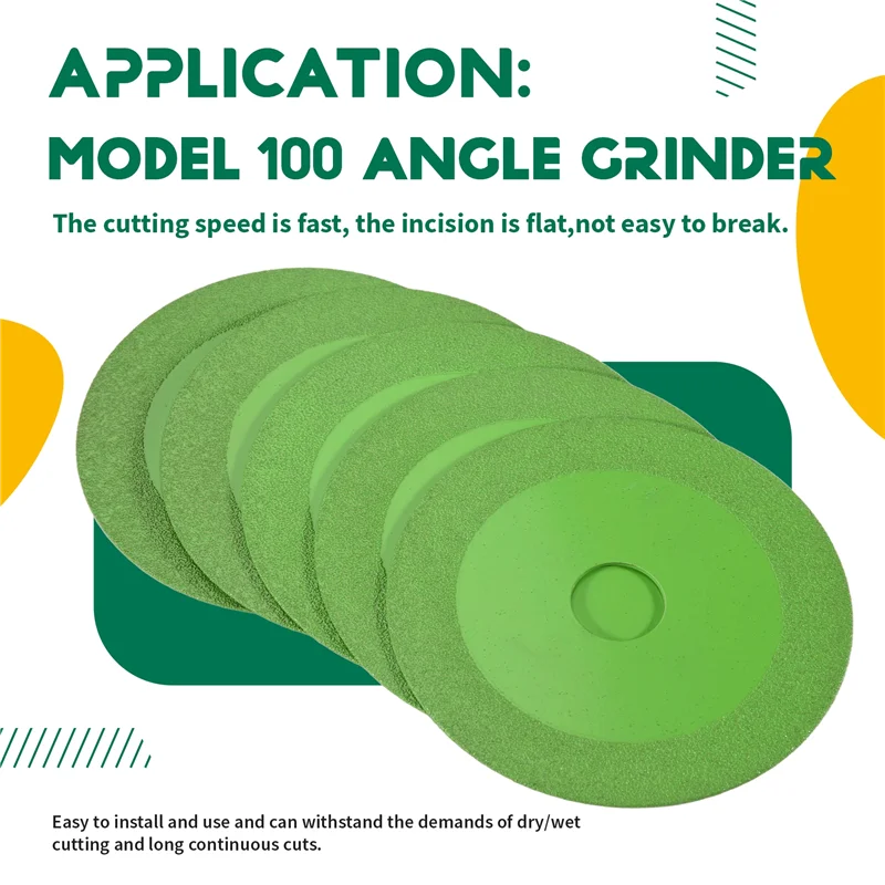 

AC23-Glass Cutting Disc, Diamond Saw Blade Cut Glass Cutting Disc Wheel,Cutting Discs Set For Rotary Tool Accessories