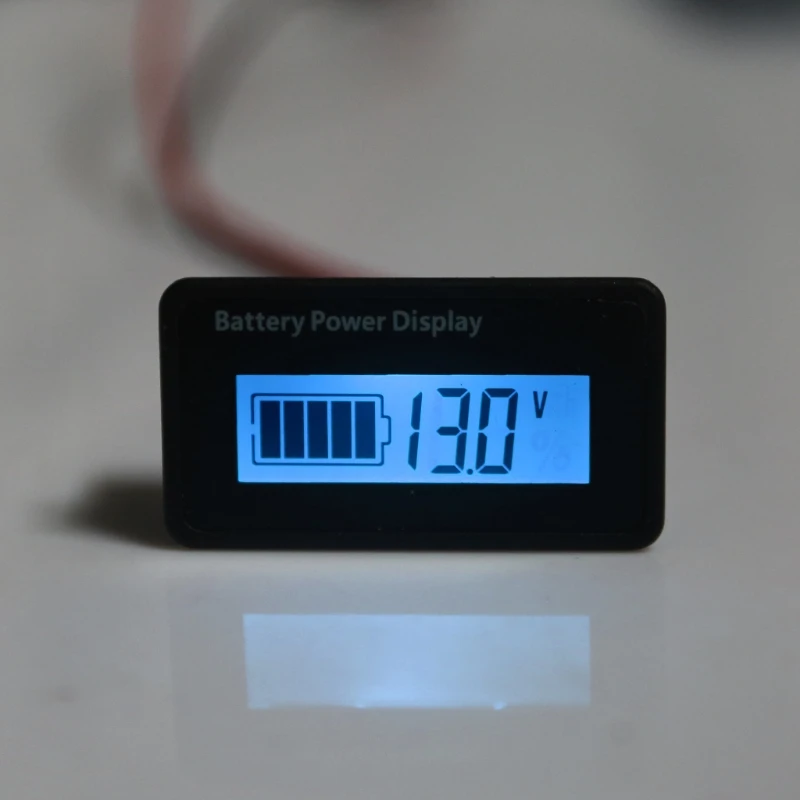 Capacity Golf Cart Meter with LCD Display Green Backlight Waterproof Gauge for Home Dropship