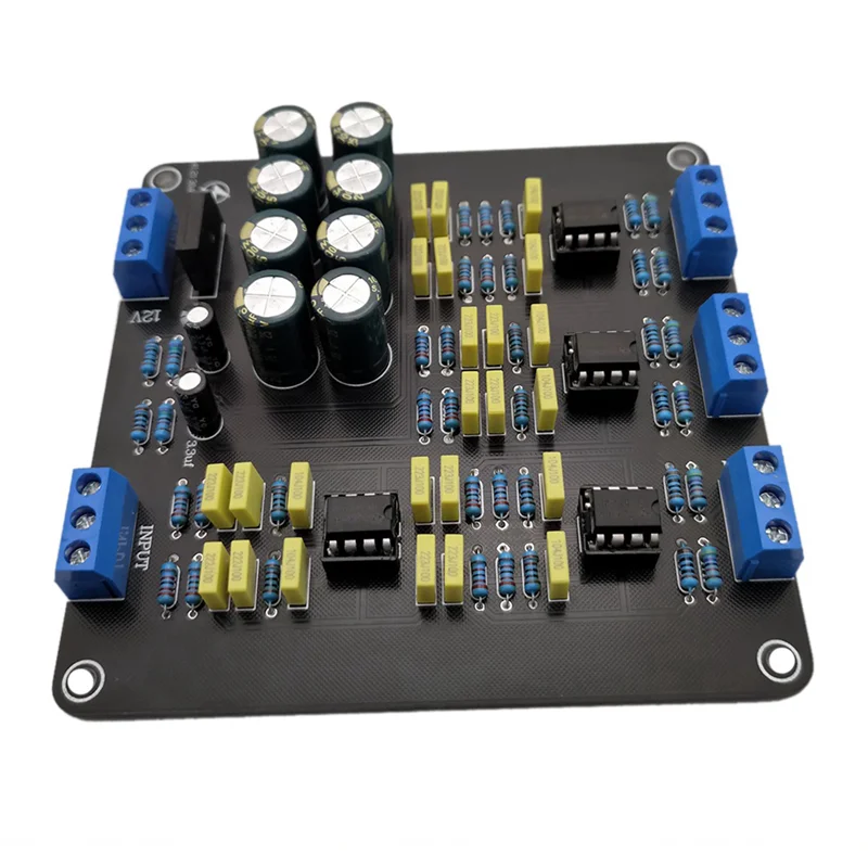 FORW-2X NE5532 Luidspreker Crossover Filter Dual-Channel 2.0 Stereo Hoge/Midden/Bas 3-Way DIY luidspreker Versterker Divider