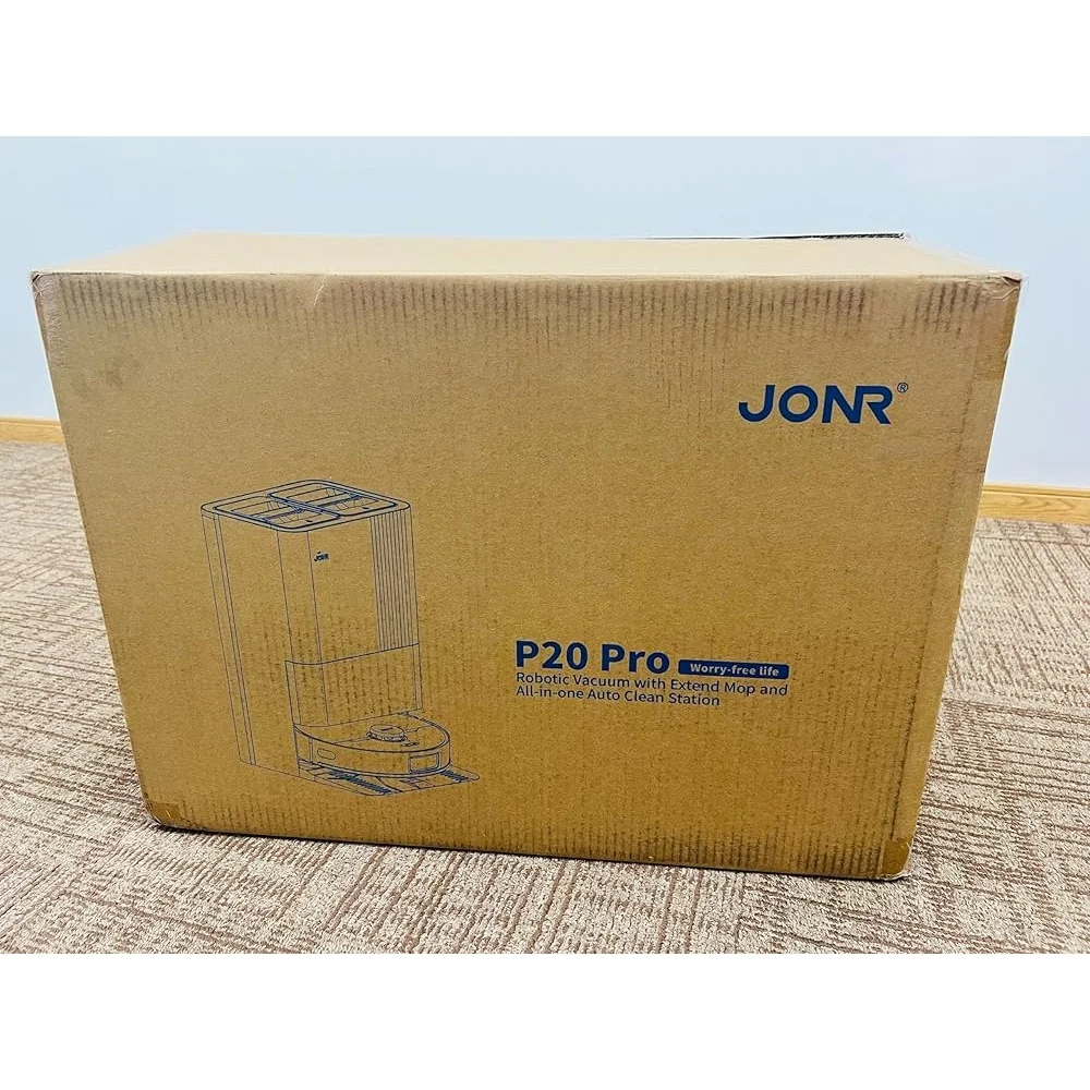 P20 Pro Robot Vacuum Mop Self-Emptying Self-Drying 8000Pa Suction Automatic Dust Collection App Control Carpet Detection Edge