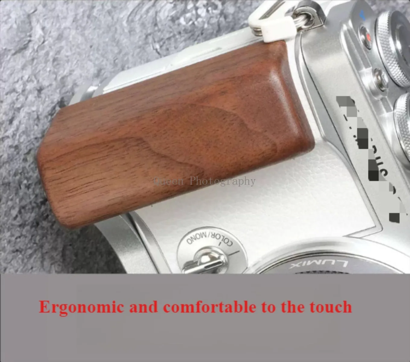 Handmade Wooden Ebony Birch Camera Quick Release Plate L Hand Grip Holder for Olympus PEN E-P7 EP7 Camera Handle 퀵플레이트 بنوك طاقة