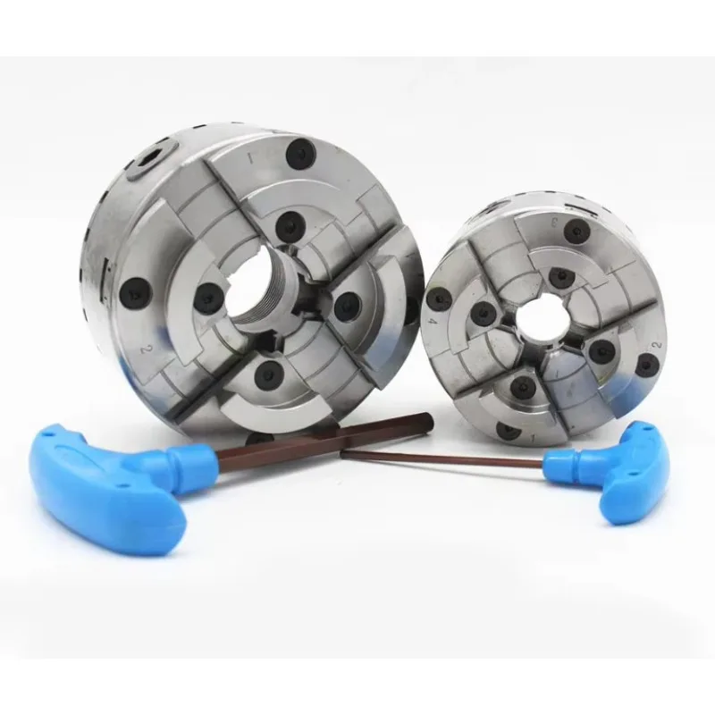 

4 Jaw Self-centering Woodworking Machinery Accessories 3.75 Inches Connected Thread 1-8 or M33 96mm Diameter Woodworking Chuck