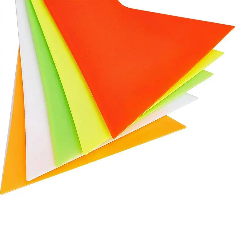 Triangular Plastic Squeegee 1Pcs Sharp Edge Portable Car Vinyl Film Sticker Installation Tool for Car Beauty