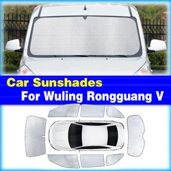 For Wuling Rongguang V Sunshades UV Protection Curtain Sun Shade Film Visor Front Windshield Cover Protector Car Accessories