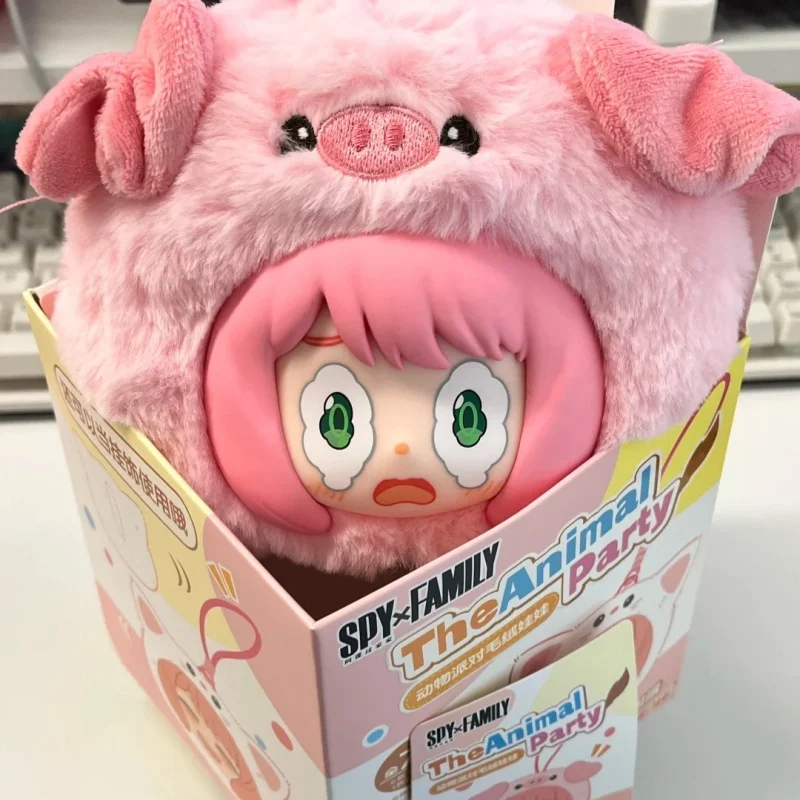 Шпионская семья Аня, вечеринка с животными, загадочная коробка, кукла, игрушка, украшения для комнаты для девочек, модная слепая коробка, игрушки, мягкий подарок-сюрприз