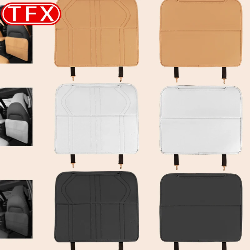 For Geely Galaxy L7 2023 2024 Car Seat Back Anti-kick Cushion Back Protection Special Mats Decoration Supplies Auto Accessories