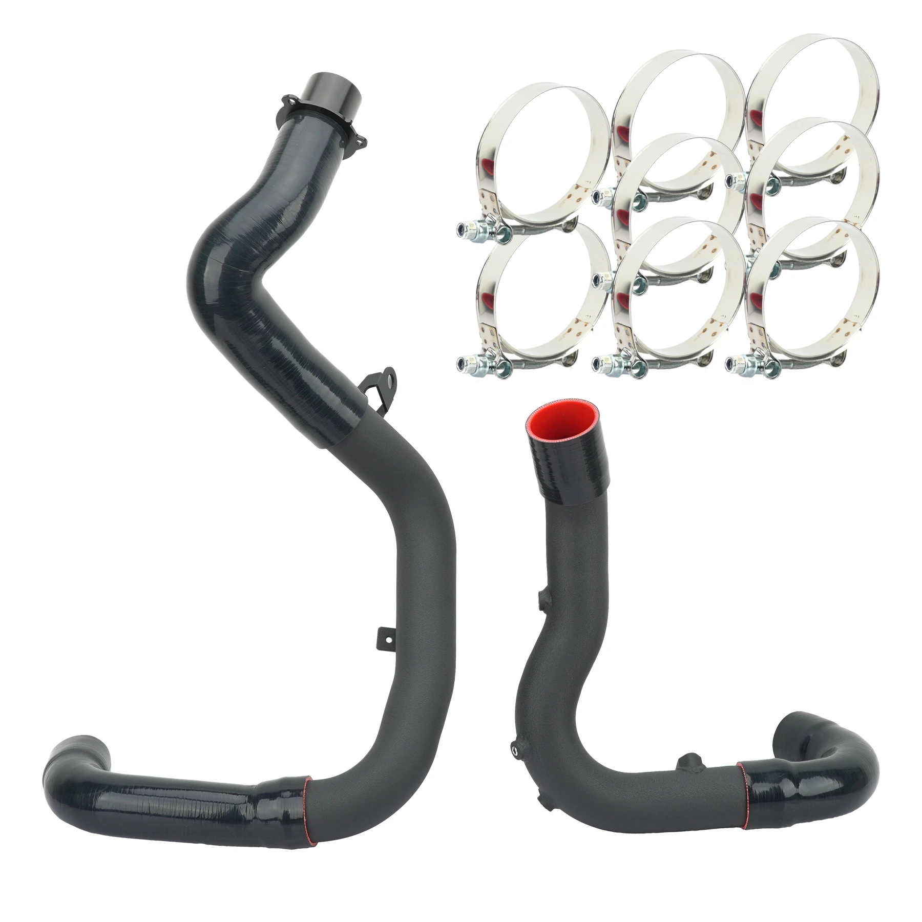 

Алюминиевый интеркулер SXLL, комплект турбонаддува для удаления глушителя для VW Golf MK7 GTI MQB EA888 Gen3 S3 A3 8V Cupra 1.8T 2.0T