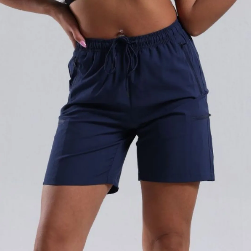 Sports Shorts Women's Summer Casual Running Outdoor Fitness Pants High Waist Hip Lift Home Weaving Commuting Breathable