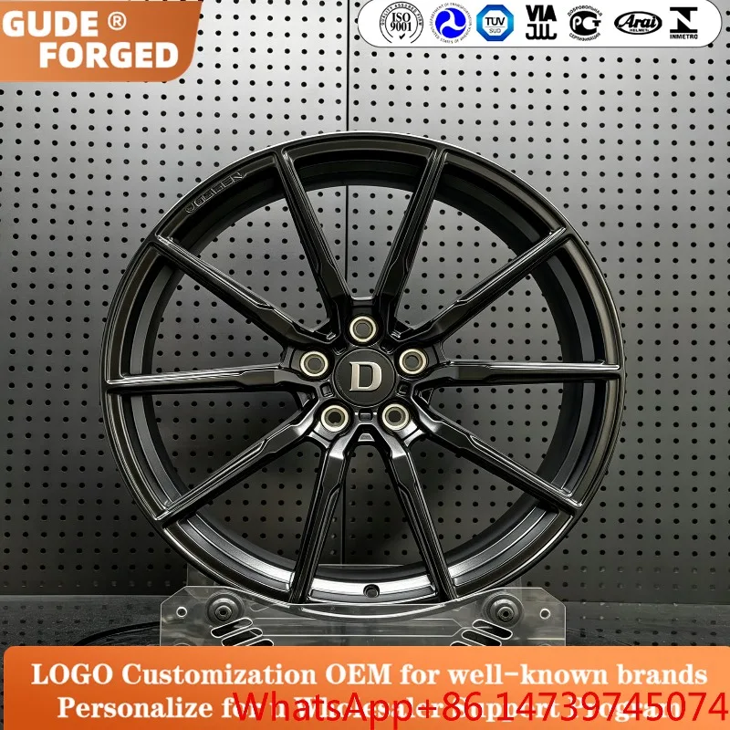 Custom Aftermarket RimsGUDE Forged Wheels Black Grey 10 Spokes Rims For 20 Inch For 911 918 998 For6061‑T6 Aluminum Forged Whe