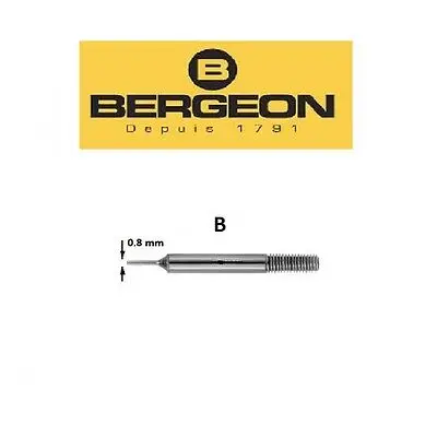 Bergeon 6767-S 6767-F 7767-F 7767-S 6111 8111 3153 Spring Bar Tool Spare Points Replacement Fork End Tip