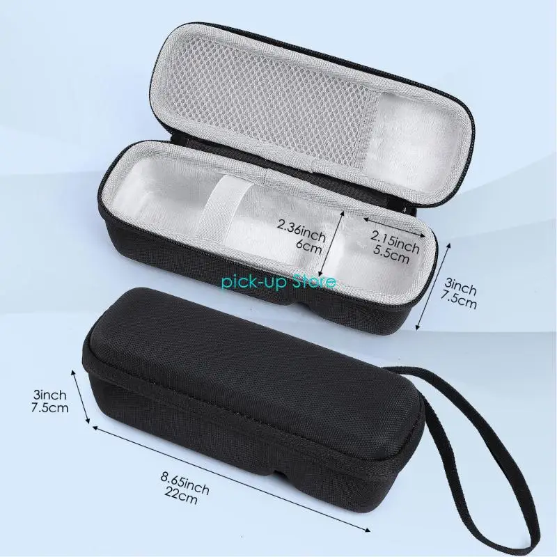 Q5WA Shockproof Storage Carry Case with Mesh Pocket Splashproof Storage Bag for Power 20000mAh EVA Hard Box