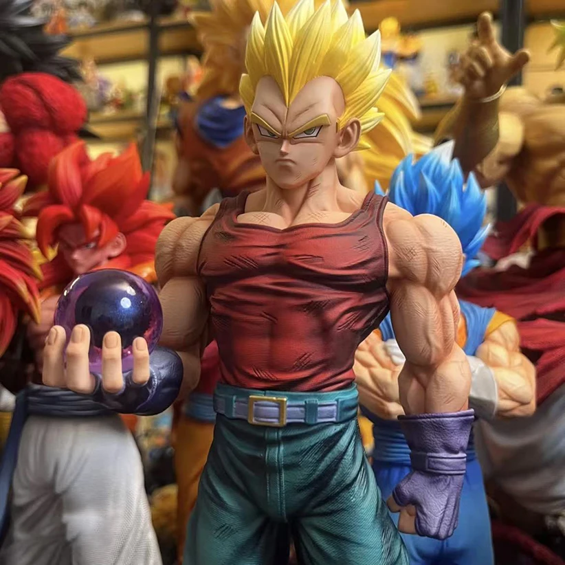 Dragon Ball Gt Bebê Vegeta Figura Substituir Cabeças Armas Figuras de Ação de Pvc Gk Estátua Modelo Colecionável Brinquedos Em Estoque