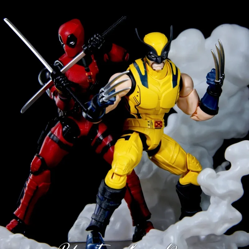 بلوك الأصلي 2024 ديدبول ولفيرين صديق ديدبول 3 X-Men النسخة الفئة عمل الشكل تجميعها نموذج الفيلم اللعب هدية