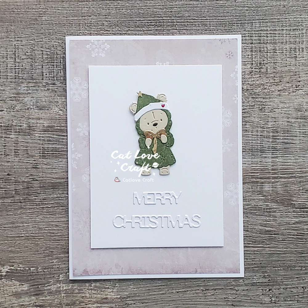 Catlove Niedliche Weihnachtstiere Metall-Stanzformen Scrapbooking-Schablone Stanzwerkzeug für Kartenherstellung DIY-Handwerk Prägung Neue Stanzformen – Detail 24
