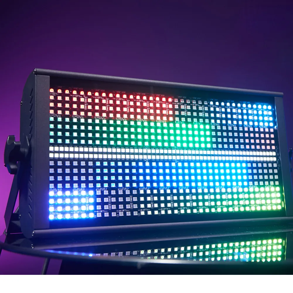 Imagem -03 - Super Bright Led Strobe Light Rgbw 48 Zone Partition Branco 8000k Dmx Wash Bar Efeitos de Iluminação de Palco 200w 4in 1