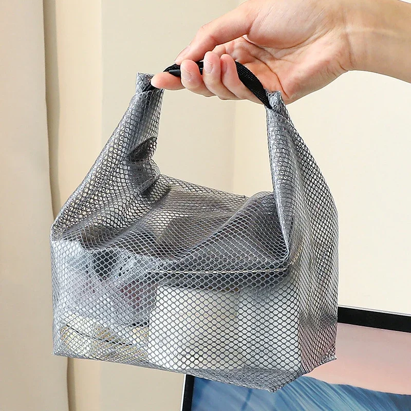 حقيبة سباحة عالية الختم مقاومة للماء كبيرة الحجم شفافة تحت الماء حقيبة حماية جافة حقيبة تخزين مستحضرات التجميل حقيبة يد