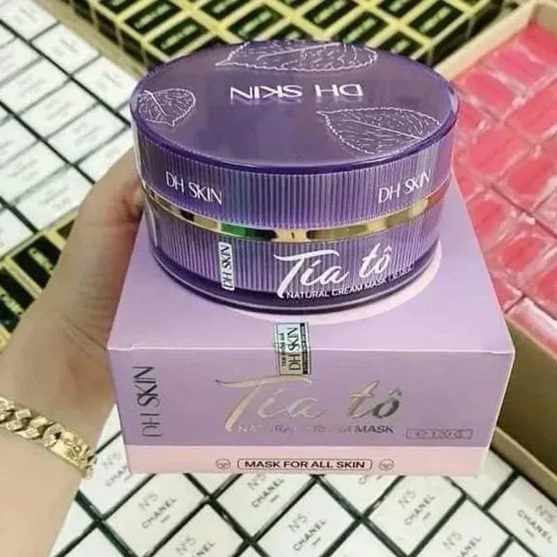 Mặt Nạ Tía Tô DH Skin Giúp Ngừa Mụn Thâm, Dưỡng Trắng Da, Kháng Khuẩn, Cân Bằng pH 120g Freckle Removing, Whitening Brightening