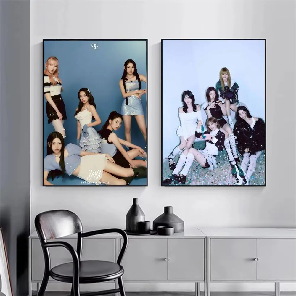 Kpop Girl group R-RESCENE Poster Modern Minimalist Wall Art Prints for Home Decor Interior Bedroom Living Room - view 4