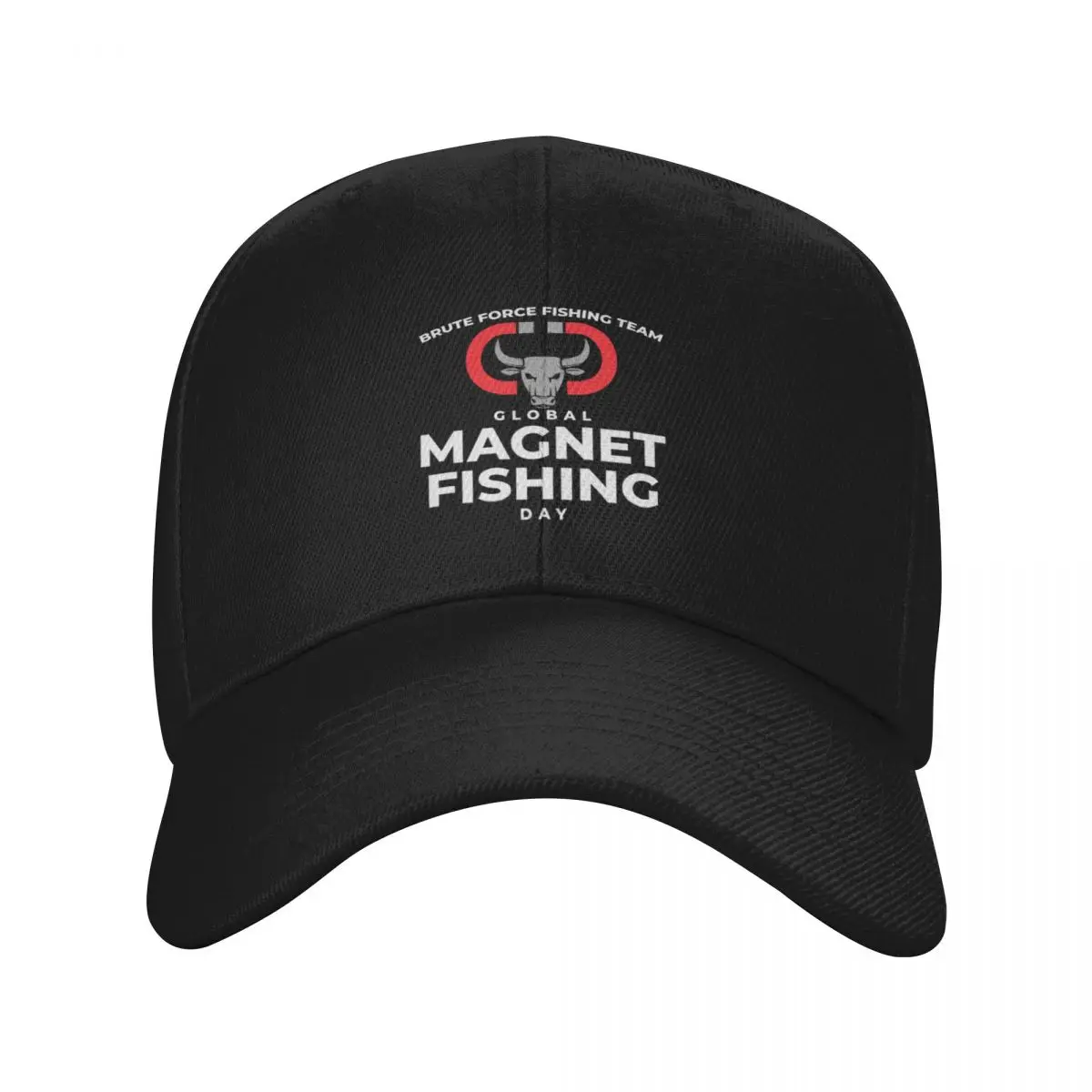 

Global Magnet Fishing Day - Brute Force Fishing Team Baseball Cap Winter hat Trucker Cap Hat men Woman Men's