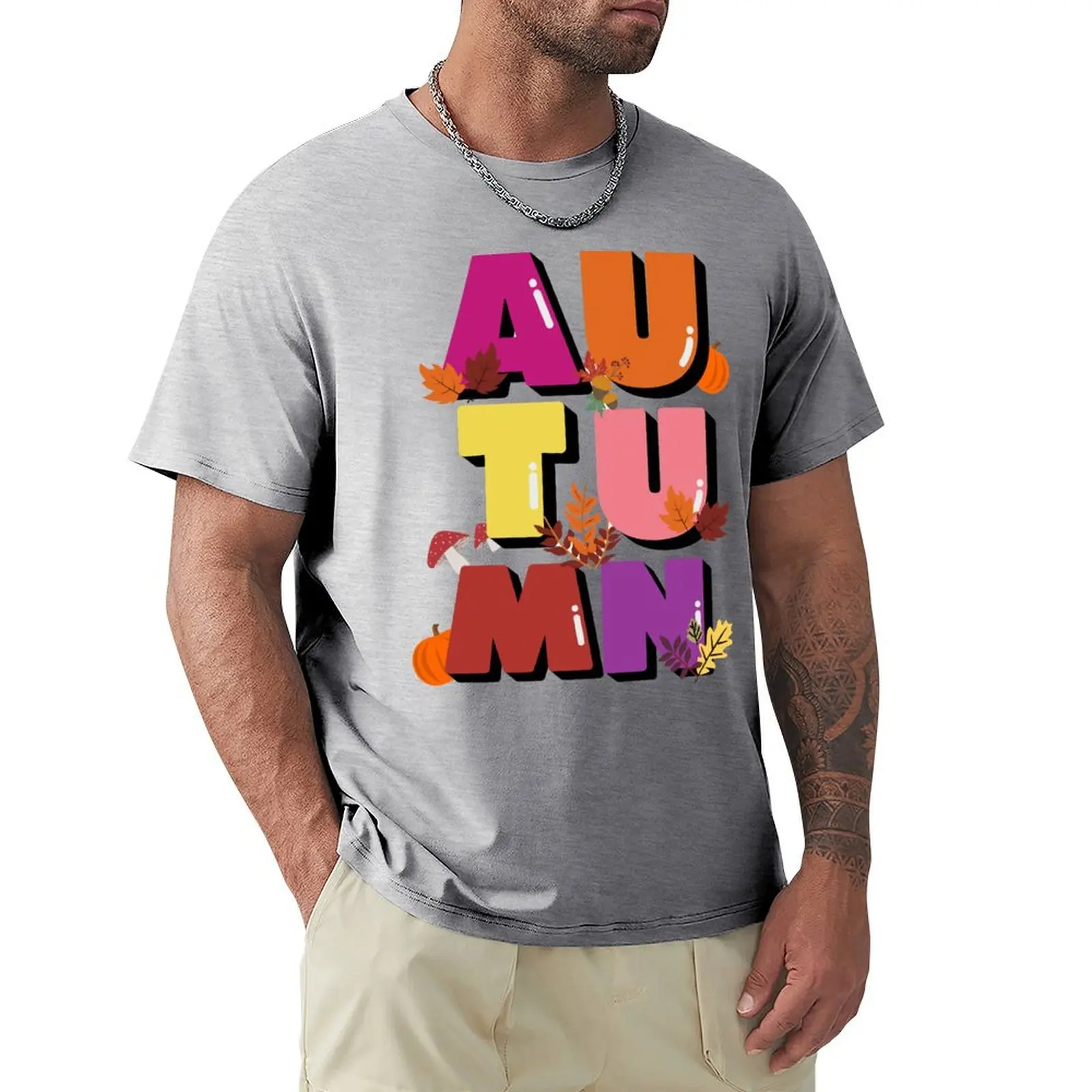 

Autumn Vibes T-shirt Blouse for a boy t shirts for men cotton