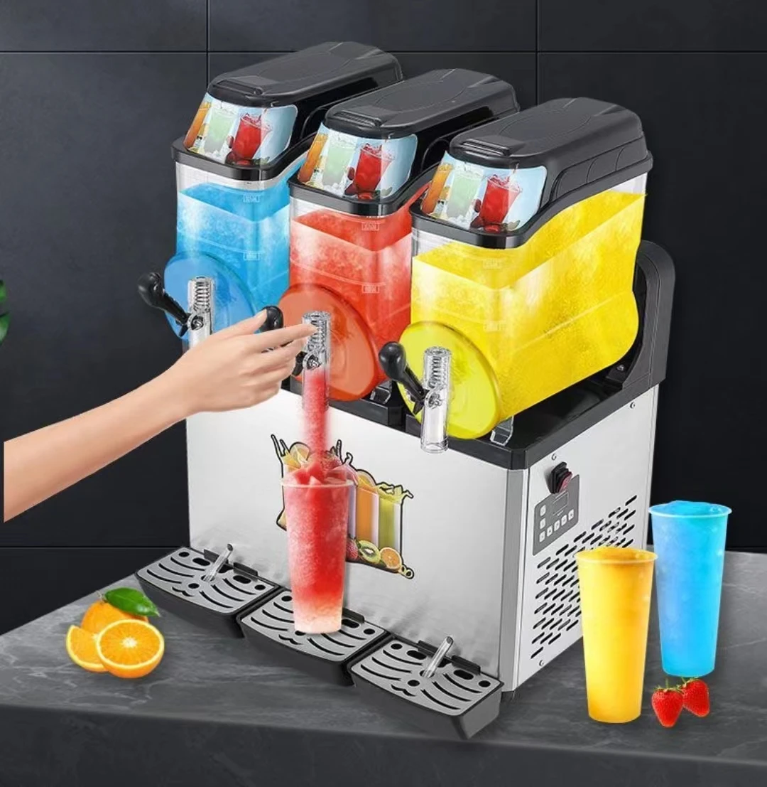 

Best Selling 12L China Double Ice Slush Frozen Juice Machine For Home Use