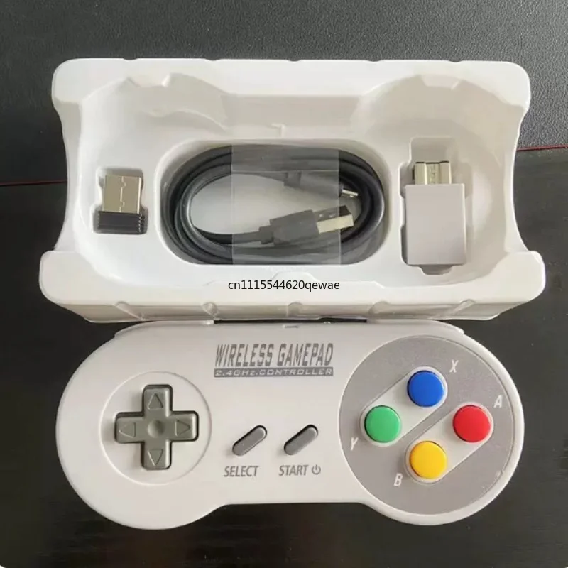 For  2.4G Wireless Game Controller Colorful Button With 2 Receiver For Game Console
