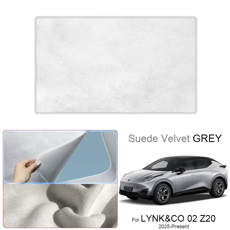 

Car Suede Fabric Anti-uv Electrostatic Adsorption Sunroof Sunshade Auto Heat Insulation Skylight For LYNK&CO 02 Z20 2025-Present