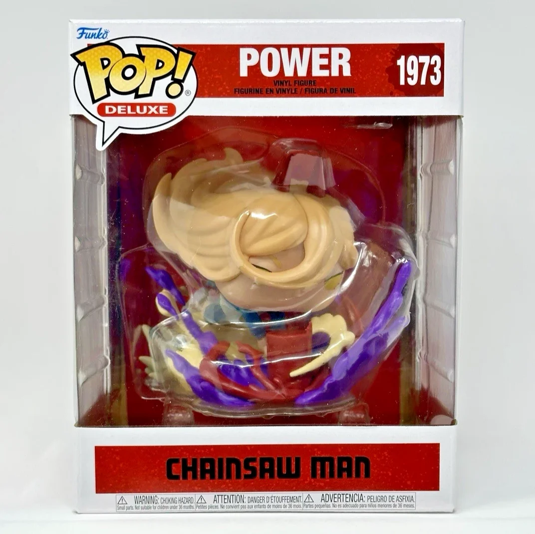 

Chainsaw Man Anime Figure Deluxe Power with Blood Hammer Funko Pop 3.9 inch Figures Collectible Limited Edition Figurine