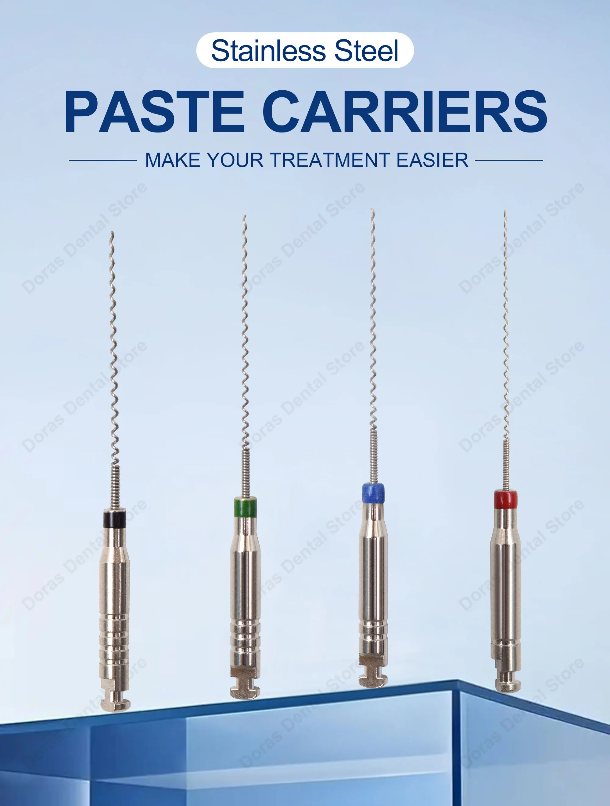 1 Box Dental Dentistry Lentulo Paste Carriers Endodontic Endo Files Reamers Drill Burs Endo Files Dentist Materials