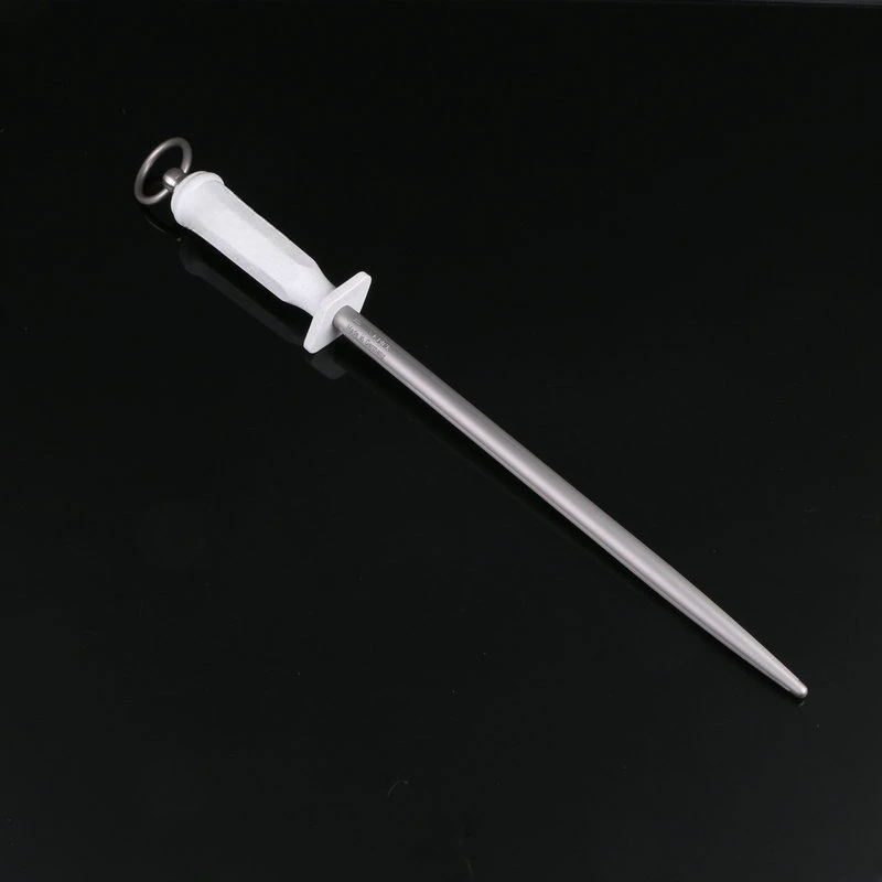 

Knife sharpener, multi-functional handheld white handle, professional knife sharpener for household slaughter